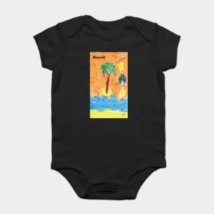 Tropical Island . Baby Bodysuit